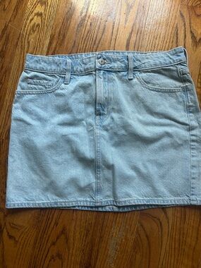 Old Navy Light Blue Denim Mini Skirt